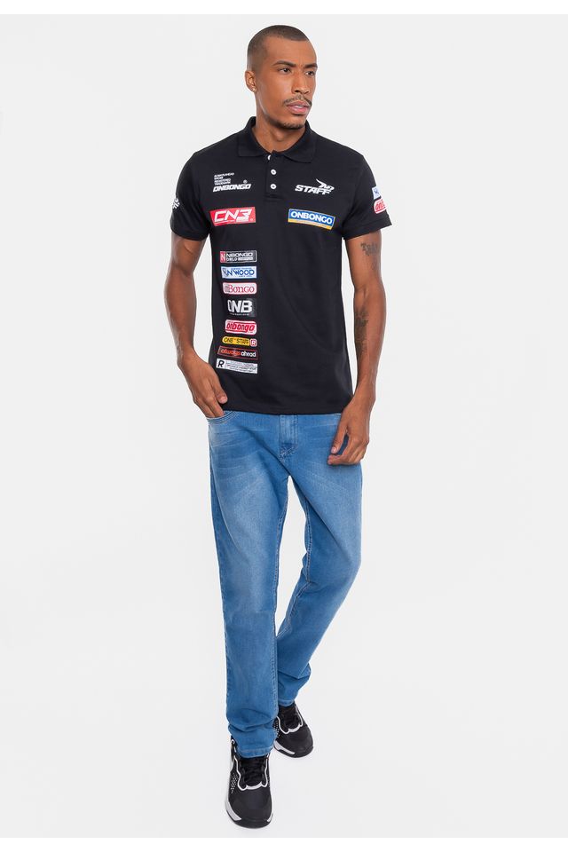 Camisa-Polo-Onbongo-Piquet-Hype-Staff-Preta