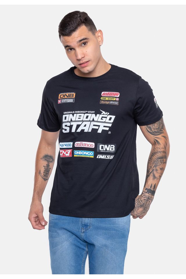 Camiseta-Onbongo-Convoy-Staff-Preta
