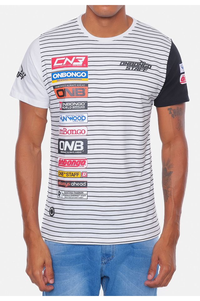 Camiseta-Onbongo-Staff-Especial-Wood-Branca