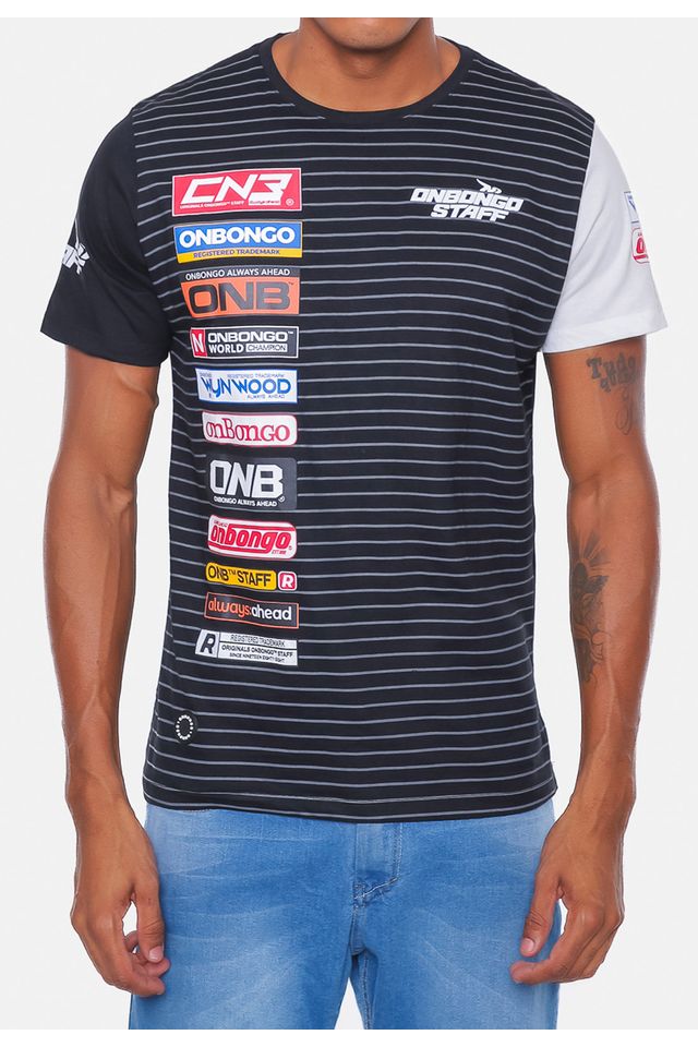 Camiseta-Onbongo-Staff-Especial-Wood-Preta