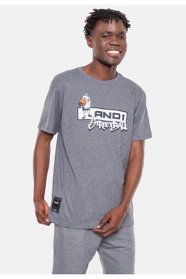Camiseta-AND1-Streetball-Grafite-Mescla