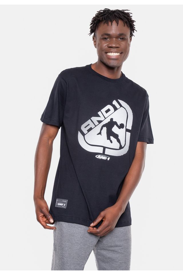 Camiseta-AND1-Badge-Preta