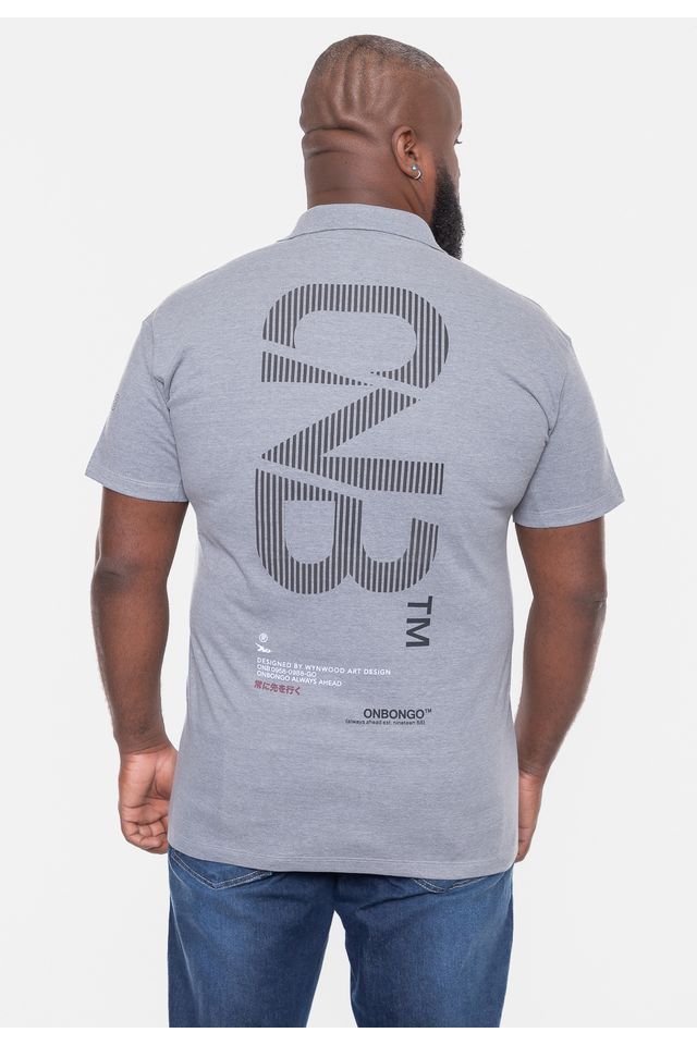 Camisa-Polo-Onbongo-Plus-Size-Piquet-Field-Cinza-Mescla