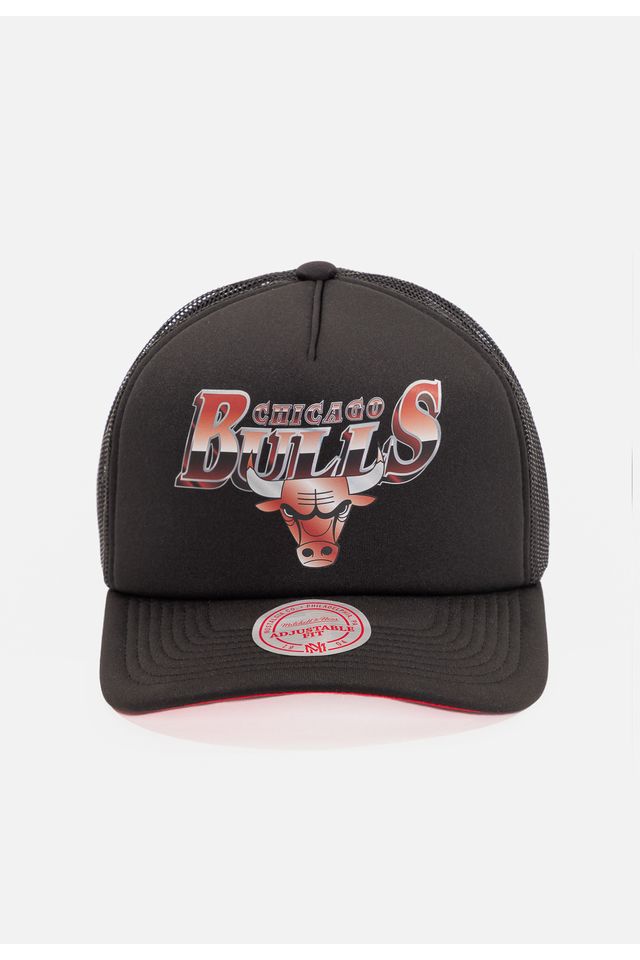Bone-Mitchell---Ness-NBA-Rock-On-Truck-Chicago-Bulls-Preto Bone-Mitchell---Ness-NBA-Rock-On-Truck-Chicago-Bulls-Preto