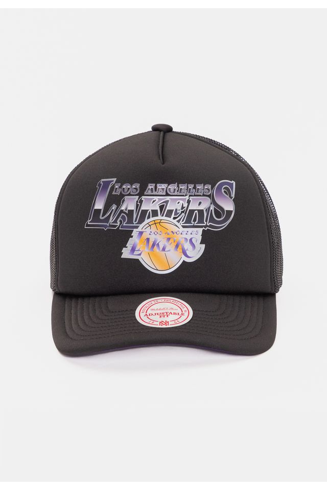 Bone-Mitchell---Ness-NBA-Rock-On-Truck-Los-Angeles-Lakers-Preto Bone-Mitchell---Ness-NBA-Rock-On-Truck-Los-Angeles-Lakers-Preto