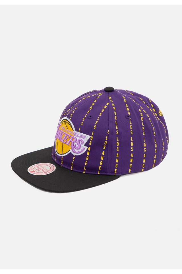 Bone-Mitchell---Ness-NBA-City-Pinstri-Los-Angeles-Lakers-Roxo