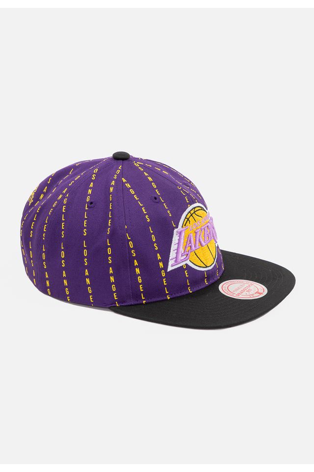 Bone-Mitchell---Ness-NBA-City-Pinstri-Los-Angeles-Lakers-Roxo