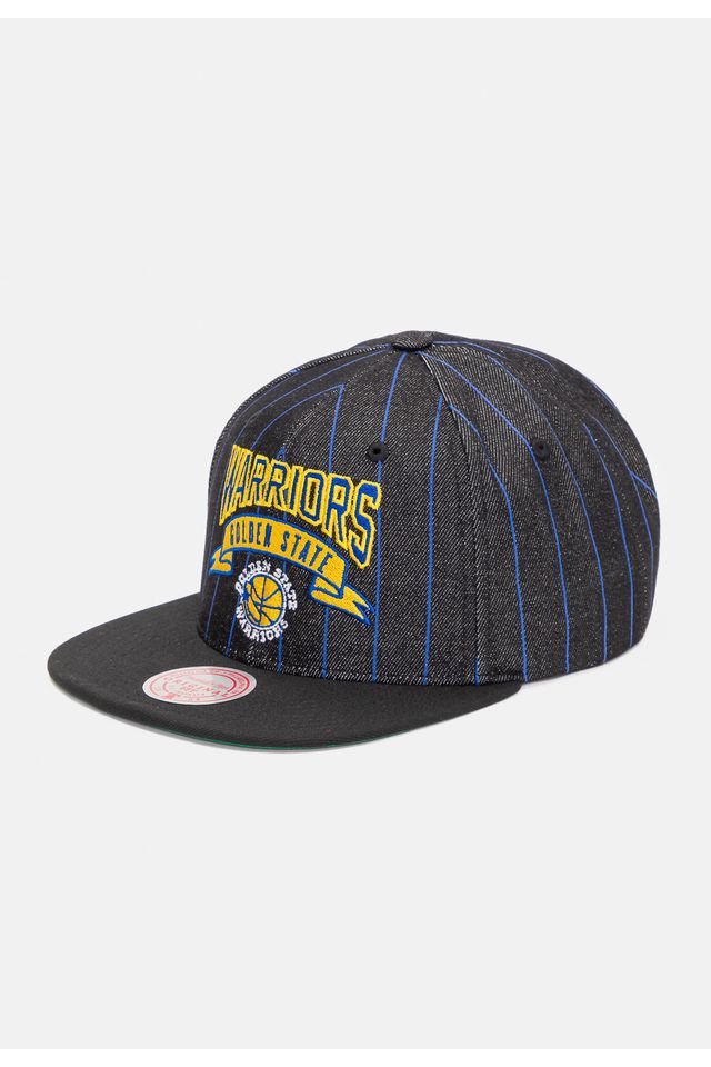 Bone-Mitchell---Ness-NBA-Dem-Stripes-Golden-State-Warriors-Preto
