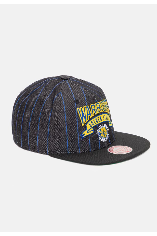 Bone-Mitchell---Ness-NBA-Dem-Stripes-Golden-State-Warriors-Preto