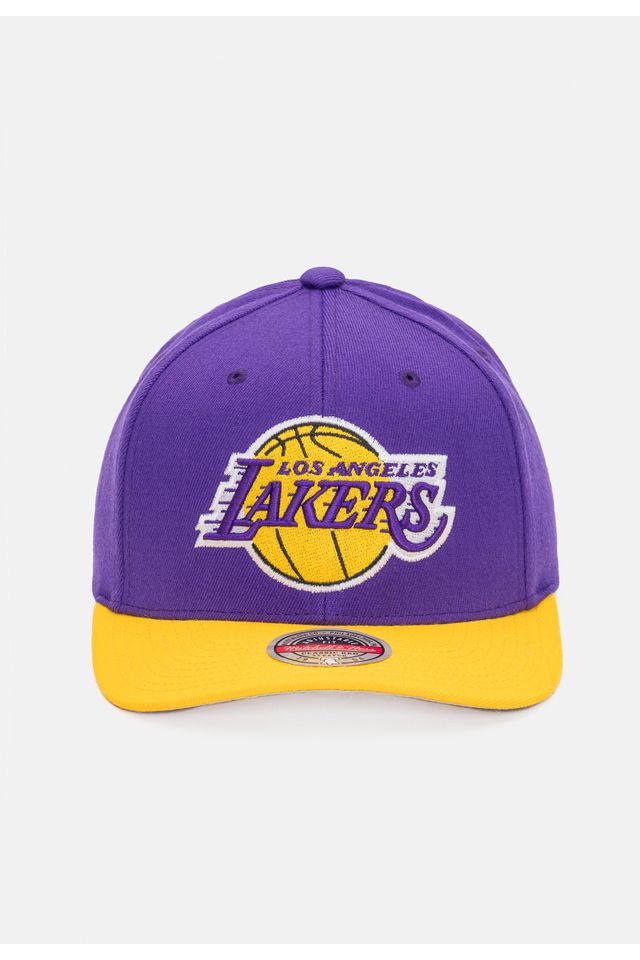 Bone-Mitchell---Ness-NBA-Team-2-Tone-Los-Angeles-Lakers-Roxo-com-Amarelo Bone-Mitchell---Ness-NBA-Team-2-Tone-Los-Angeles-Lakers-Roxo-com-Amarelo