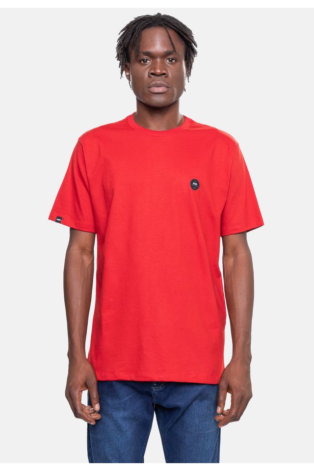 Camiseta-HD-Masculina-Vermelha