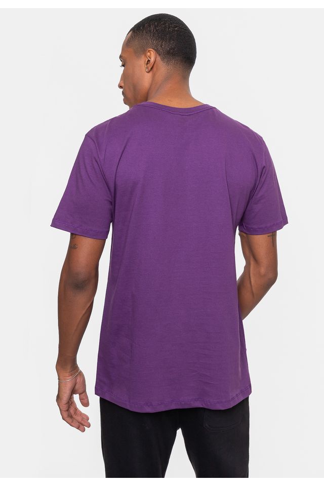 Camiseta-NBA-Masculina-City-2-City-Los-Angeles-Lakers-Roxa-Escuro