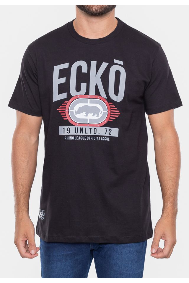 Camiseta-Ecko-Masculina-Vintage-Preta