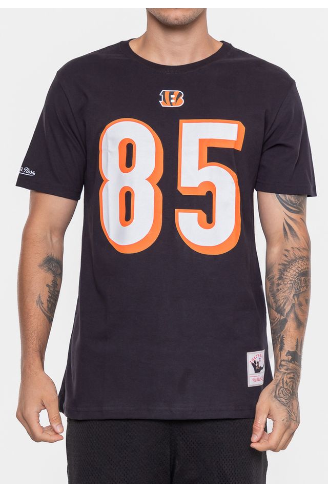 Camiseta-Mitchell---Ness-NFL-Cincinnatti-Bengals-Chad-Johnson-Preta