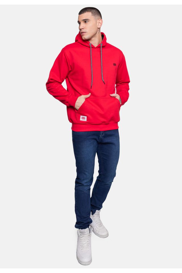 Moletom-Ecko-Canguru-Masculino-New-Fashion-Basic-Vermelho