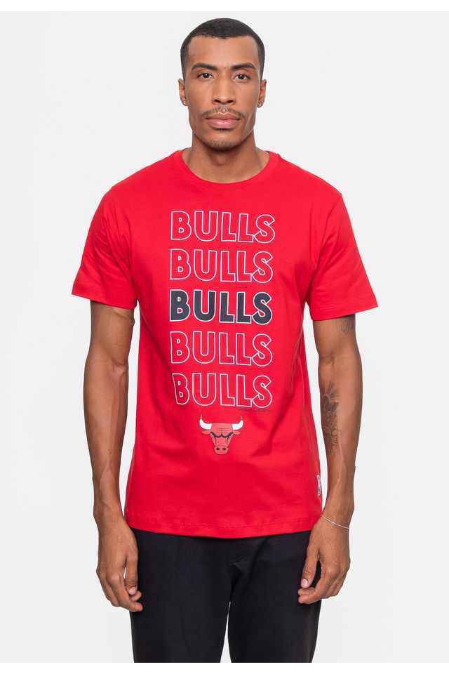 Camiseta-NBA-Contour-Chicago-Bulls-Vermelha