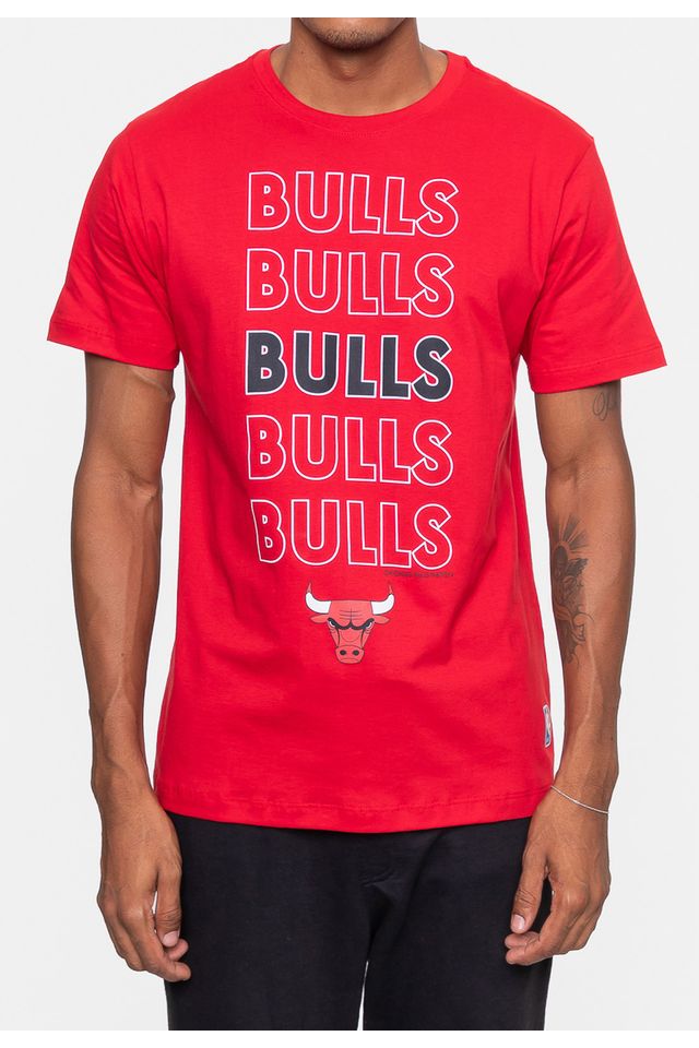 Camiseta-NBA-Contour-Chicago-Bulls-Vermelha