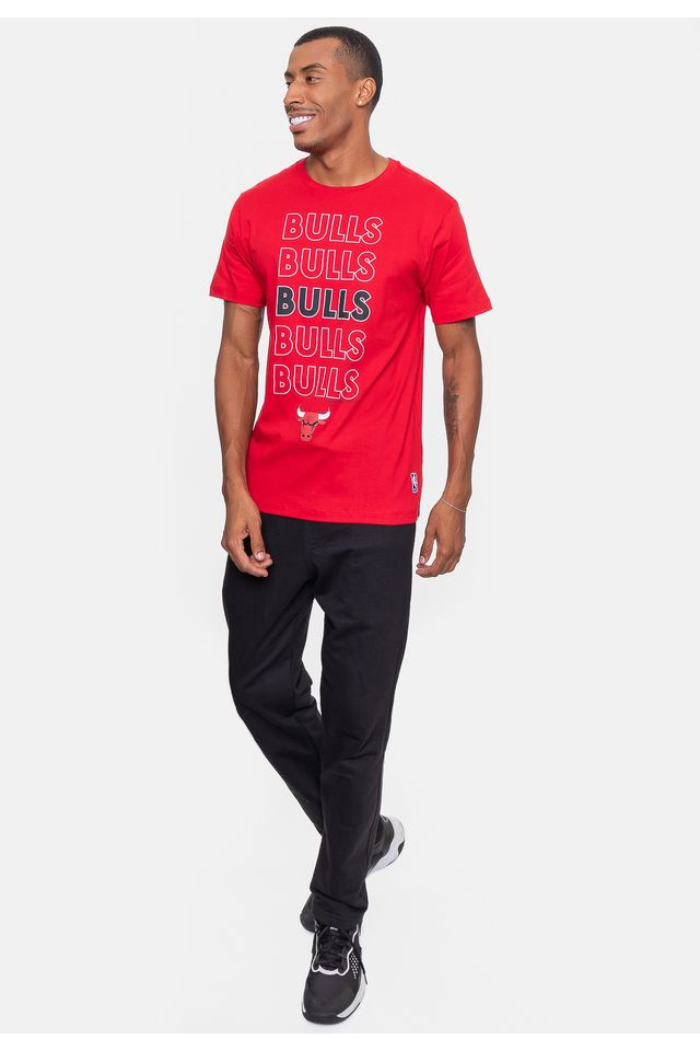Camiseta-NBA-Contour-Chicago-Bulls-Vermelha