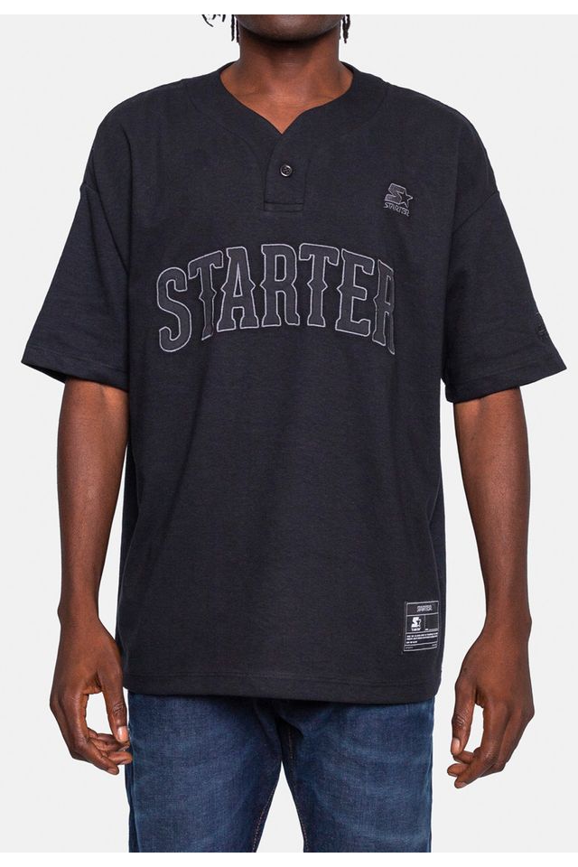 Camiseta-Starter-Oversize-Especial-Preta