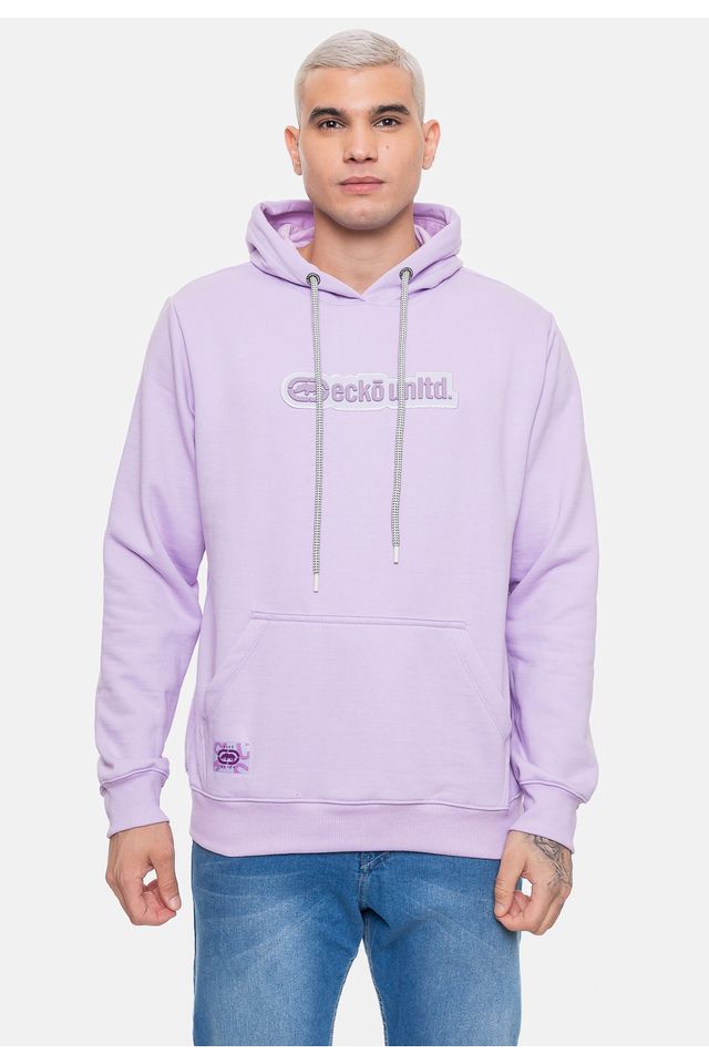 Moletom-Ecko-Canguru-Masculino-Fashion-Basic-Rubber-Lilas-Lavanda Moletom-Ecko-Canguru-Masculino-Fashion-Basic-Rubber-Lilas-Lavanda