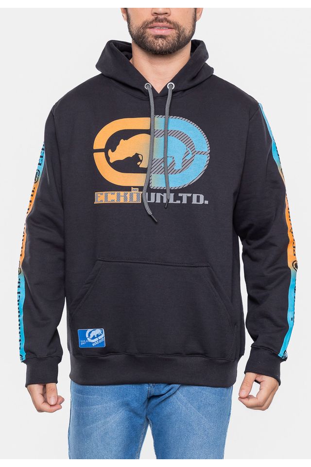 Moletom-Ecko-Canguru-Fechado-Preto