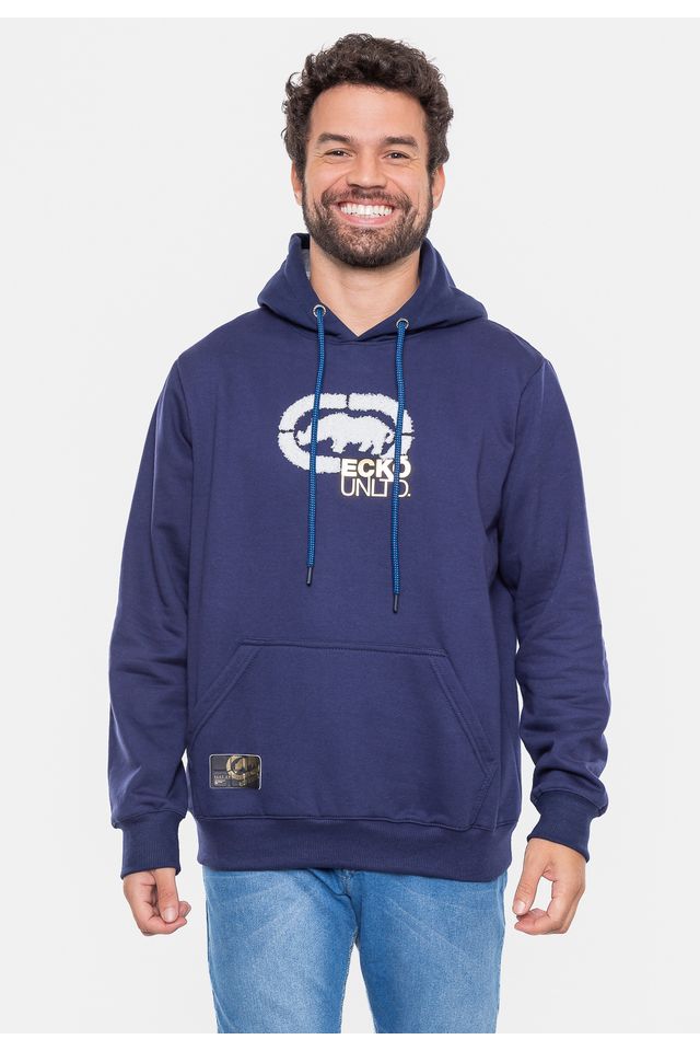 Moletom-Ecko-Canguru-Fechado-Azul-Marinho Moletom-Ecko-Canguru-Fechado-Azul-Marinho