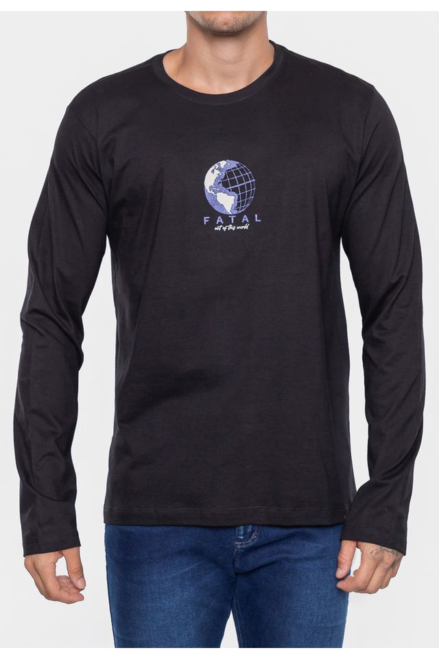 Camiseta-Fatal-Estampada-Out-Preta