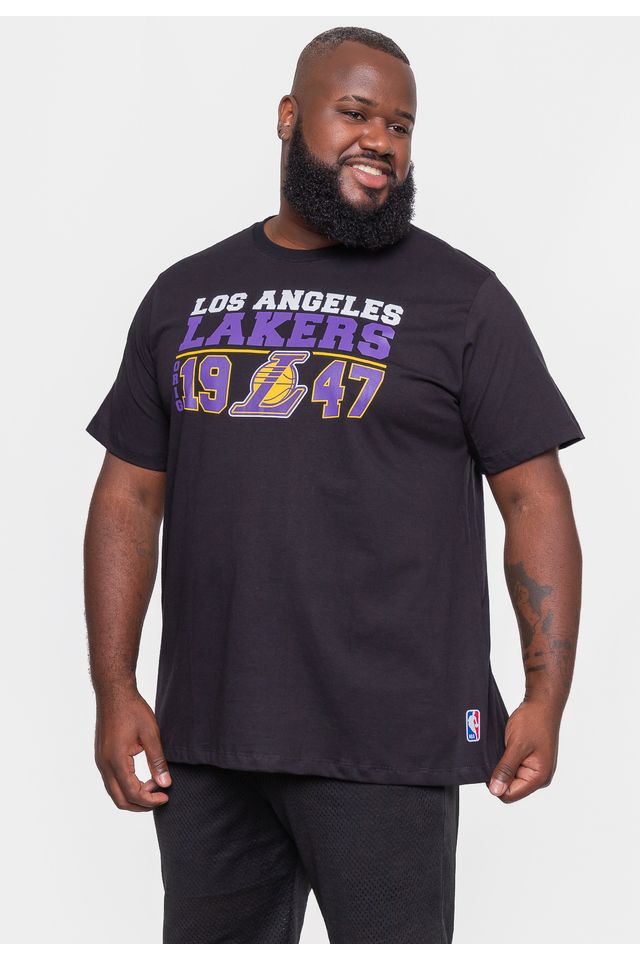 Camiseta-NBA-Masculina-Decade-Los-Angeles-Lakers-Preta