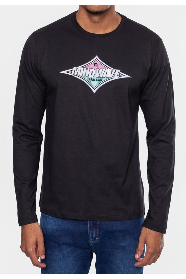 Camiseta-Fatal-Manga-Longa-Mindw-Preta