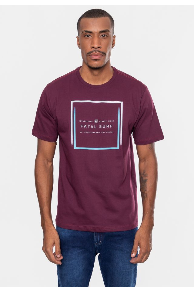 Camiseta-Fatal-Estampada-Square-Vinho-Merlot