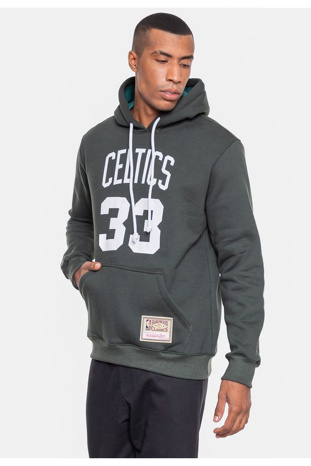 Moletom-Mitchell---Ness-Masculino-Boston-Celtics-Larry-Bird-Militar-Galapagos