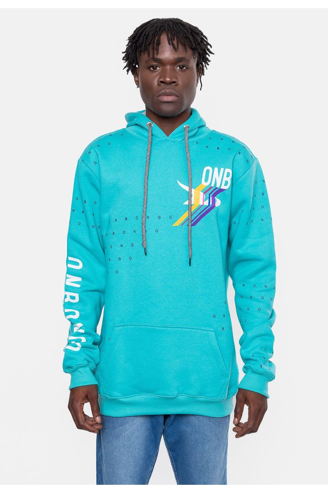 Moletom-Onbongo-Canguru-Colors-Verde-Tiffany Moletom-Onbongo-Canguru-Colors-Verde-Tiffany