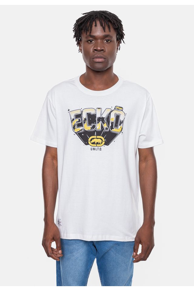 Camiseta-Ecko-Masculino-Space-Off-White
