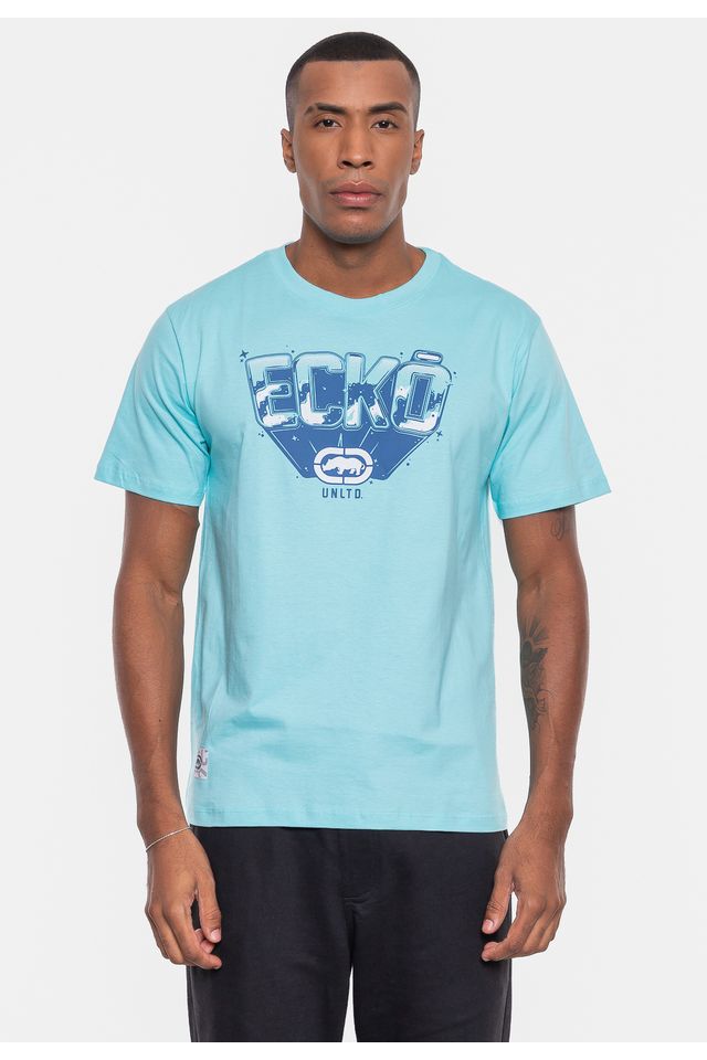 Camiseta-Ecko-Masculina-Space-Azul-Turquesa