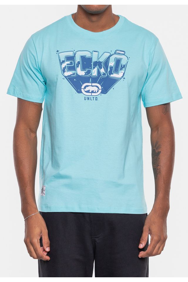 Camiseta-Ecko-Masculina-Space-Azul-Turquesa