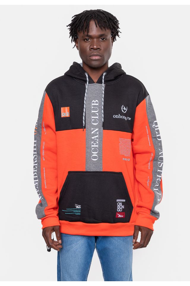 Moletom-Onbongo-Masculino-Aberto-Preto-com-Laranja