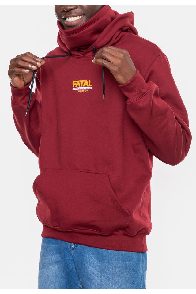 Moletom-Fatal-Fechado-com-Mascara-Bordo