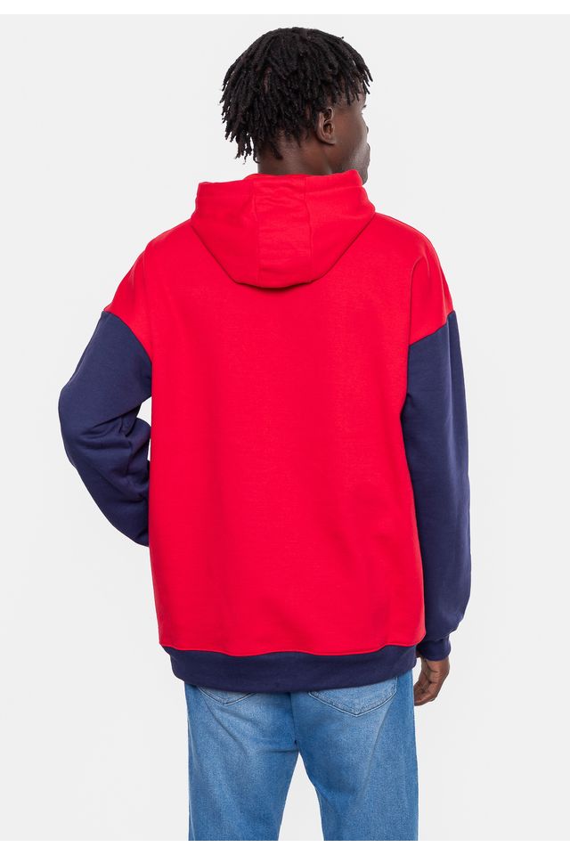 Moletom-Ecko-Masculino-Over-College-Vermelho Moletom-Ecko-Masculino-Over-College-Vermelho