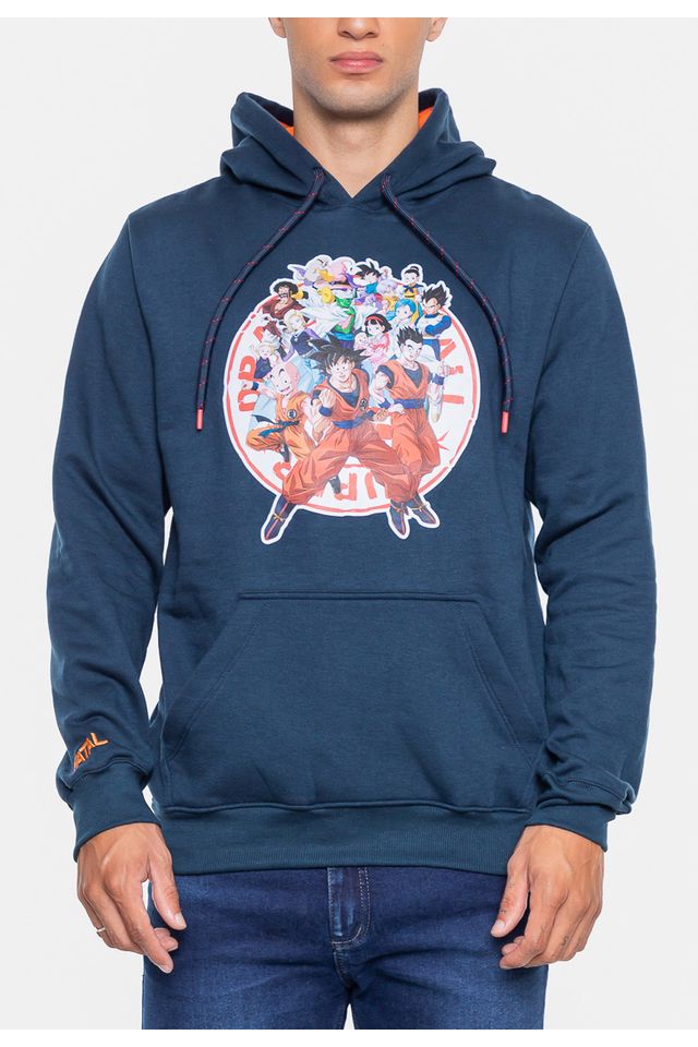 Moletom-Fatal-Collab-Dragon-Ball-Azul-Marinho