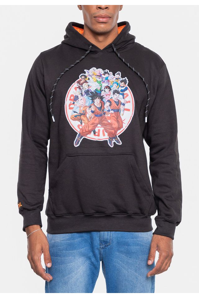 Moletom-Fatal-Collab-Dragon-Ball-Preto