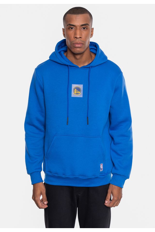 Moletom-NBA-Masculino-Fechado-Golden-State-Warriors-Azul-Royal