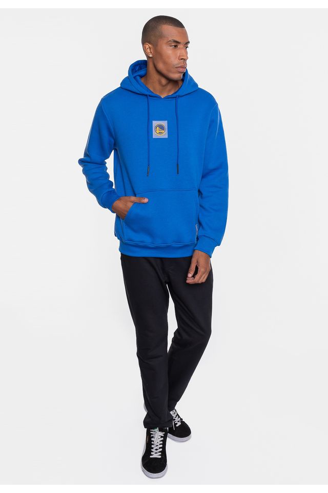 Moletom-NBA-Masculino-Fechado-Golden-State-Warriors-Azul-Royal