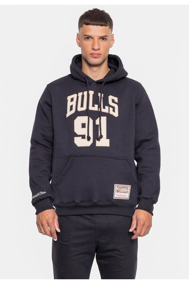 Moletom-Mitchell---Ness-NBA-Masculino-Chicago-Bulls-Dennis-Rodman-Preto Moletom-Mitchell---Ness-NBA-Masculino-Chicago-Bulls-Dennis-Rodman-Preto