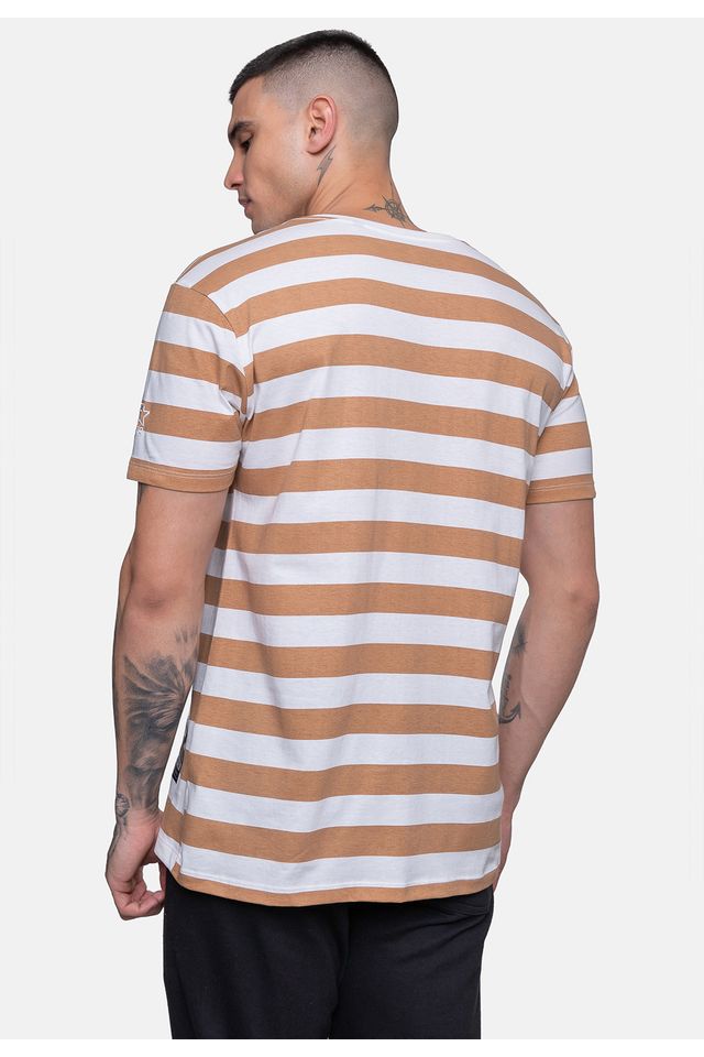 Camiseta-Starter-Bipack-Strip-Cinza-e-Marrom