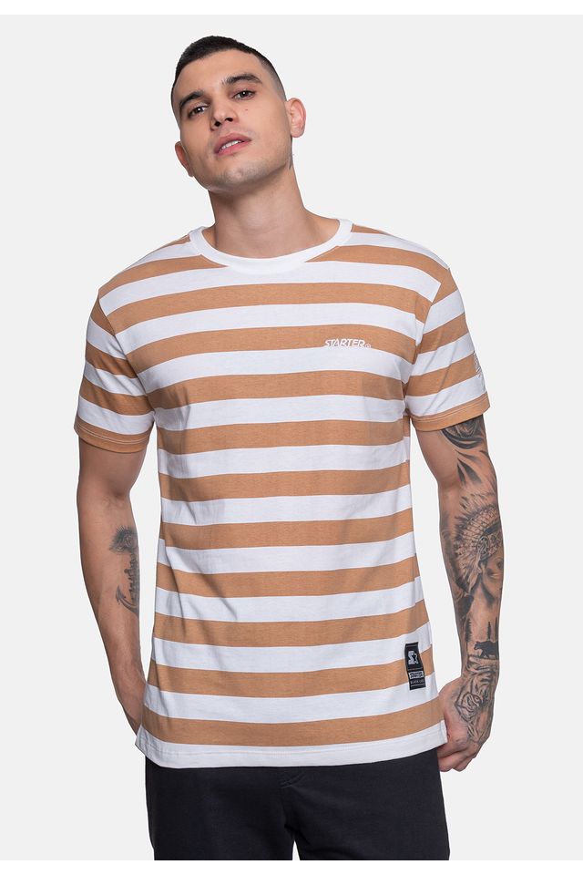 Camiseta-Starter-Especial-listra-Branca