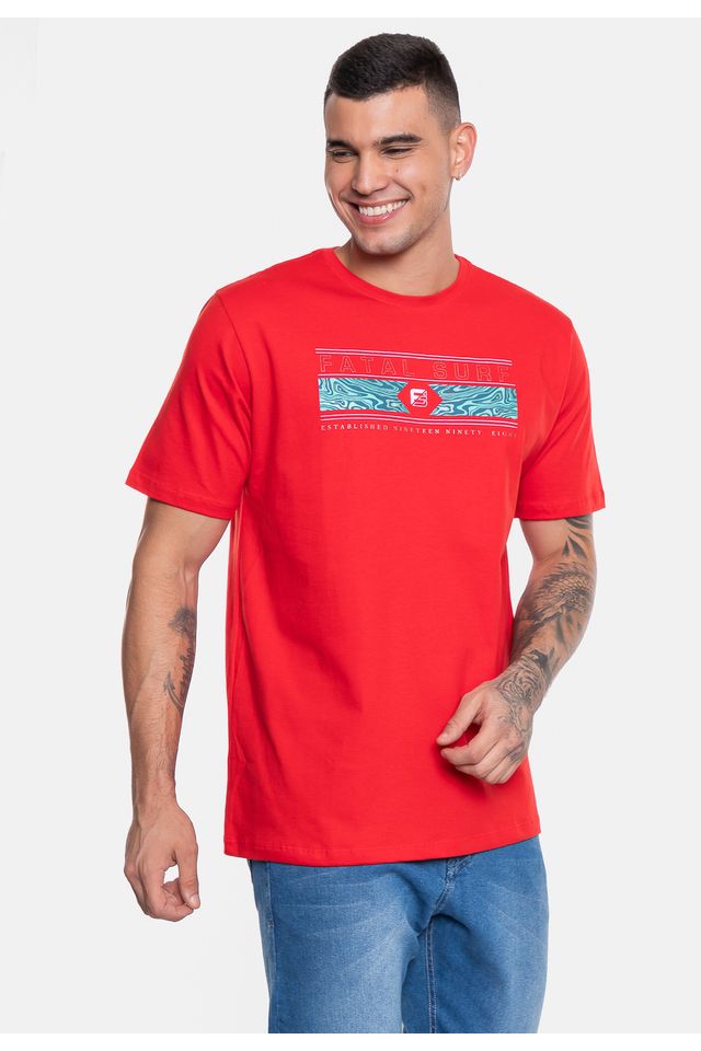 Camiseta-Fatal-Estampada-Metalizada-Vermelha