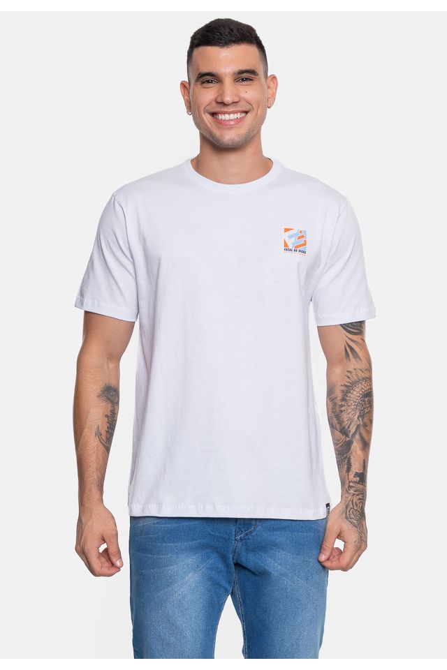 Camiseta-Fatal-Masculina-Estampada-Climber-Branca Camiseta-Fatal-Masculina-Estampada-Climber-Branca