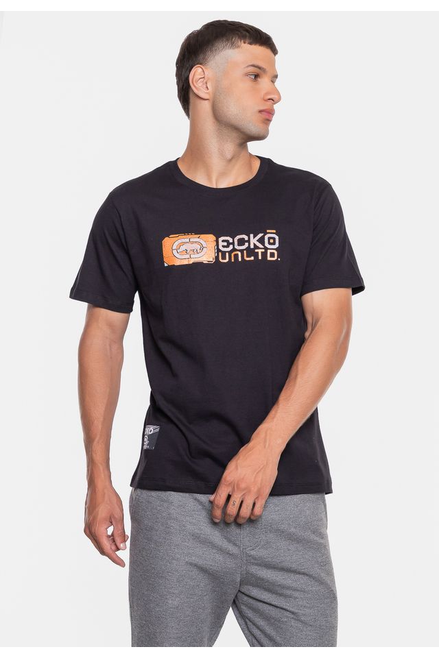 Camiseta-Ecko-Masculina-Circuits-Preta