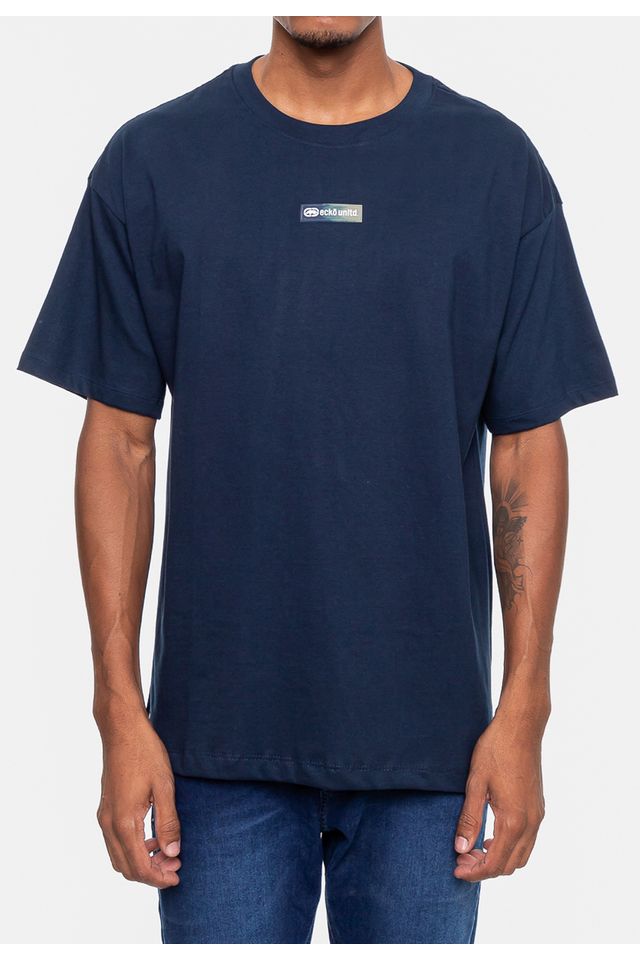 Camiseta-Ecko-Fashion-Basic-Masculina-Over-Marinho-Navy-Hipnose