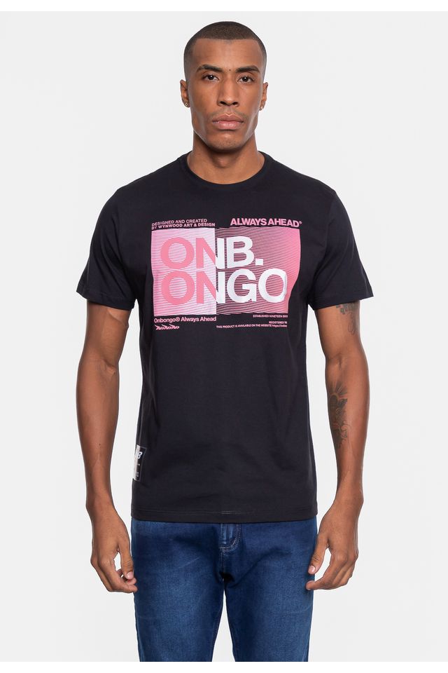 Camiseta-Onbongo-Masculina-Preta Camiseta-Onbongo-Masculina-Preta